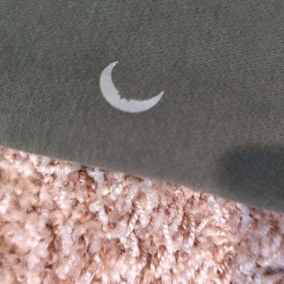 Zyia Hoodie Sweatshirt Women's Size Medium Green Pockets - Picture 11 of 12